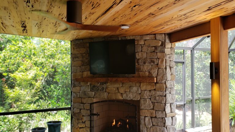 Patio Screen Room - Mountain Vibes an Amelia Outdoors design.