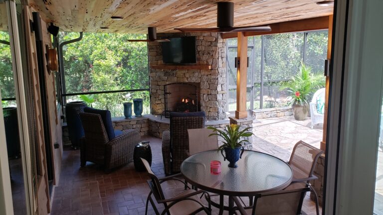 Patio Screen Room - Mountain Vibes an Amelia Outdoors design.