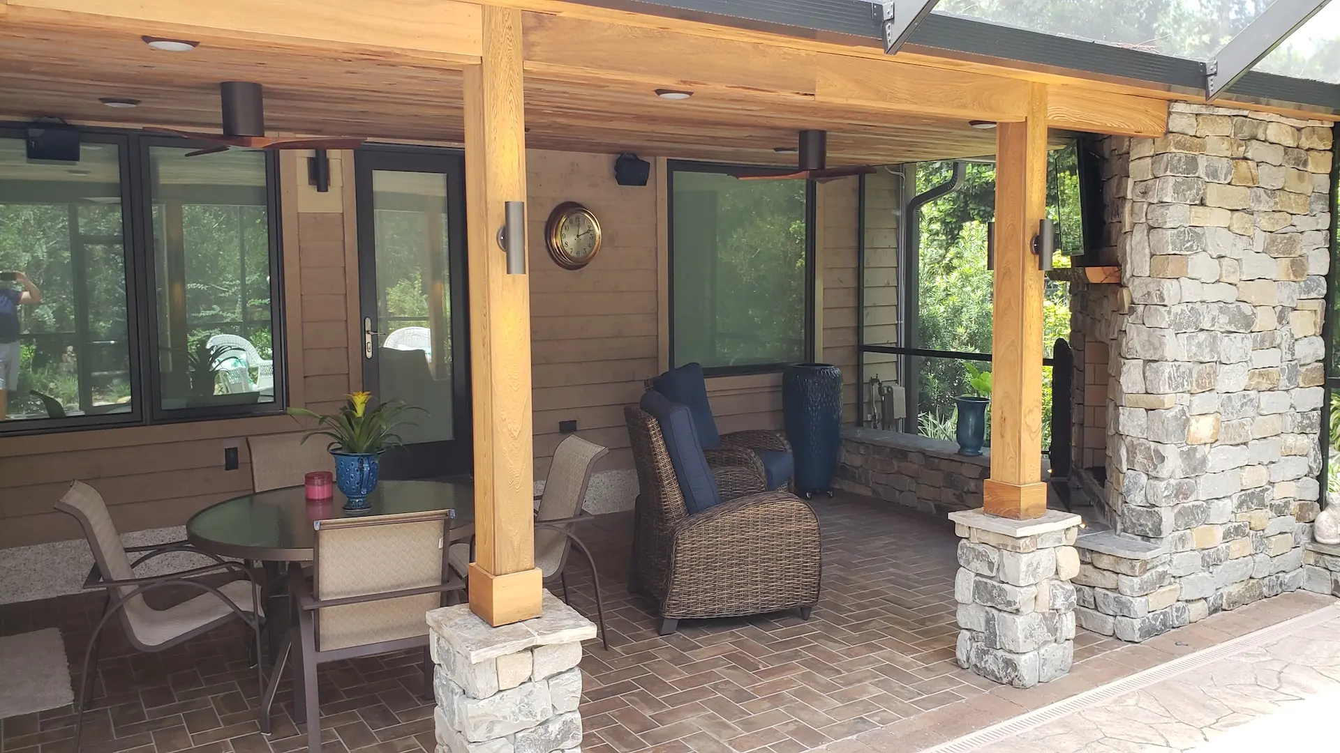 Patio Screen Room - Mountain Vibes an Amelia Outdoors design.