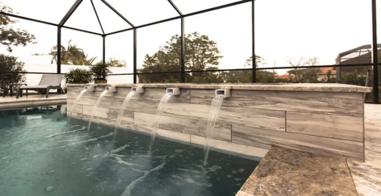 Enclosed Pool and Spa | Rosies Garden an Amelia Outdoors Design
