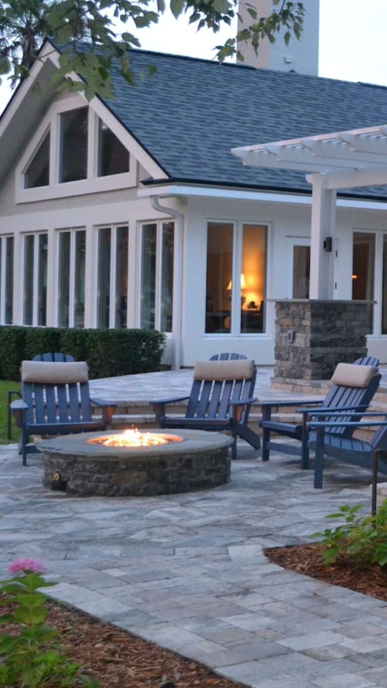 Custom Designed Patios - Amelia Outdoors | Firepit pleasures