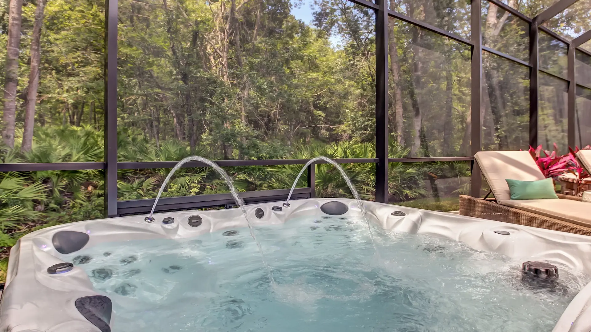 Hot Tub Patio Design - Patio Picnic an Amelia Outdoors Design