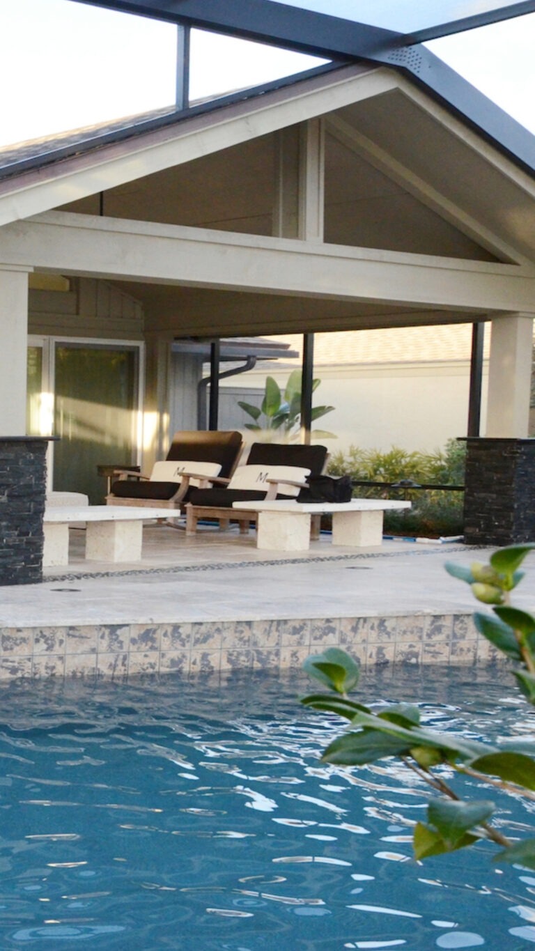 Enclosed Patio Design- Amelia Outdoors | Cinema Bay