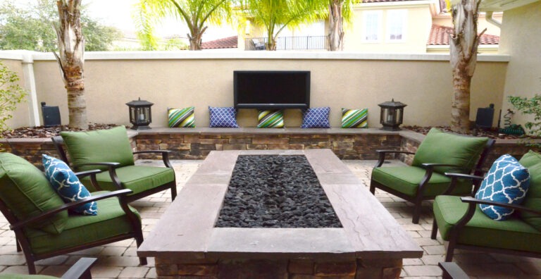 Fire Pit Patio | Ember Lounge by Amelia Outdoors