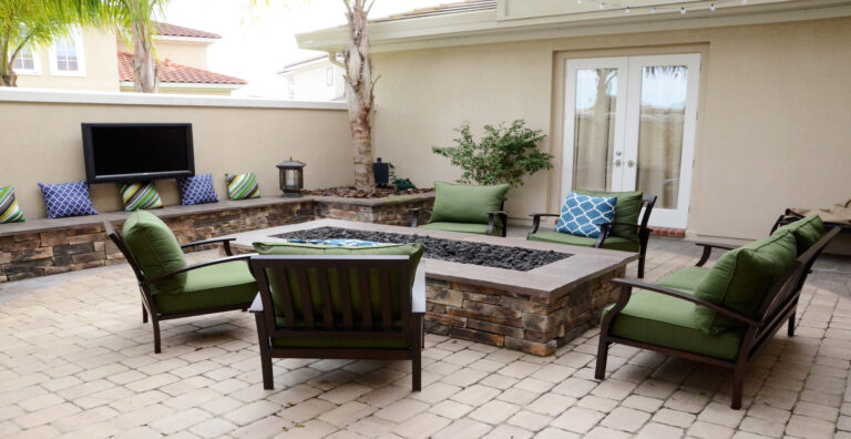 Fire Pit Patio | Ember Lounge by Amelia Outdoors