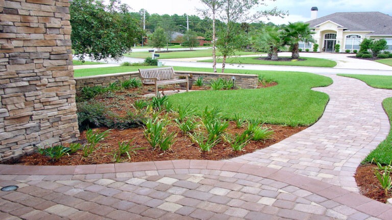 Paver Patio Design - Julington Jewel an Amelia Outdoors design.